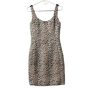 Diane von Furstenberg Leopard Print Arianna Dress Size 8 $398 NWT Formal Wedding